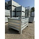 Nieuwe stapelbak met voorklep 1000x800x500mm Verzinkt Nieuwe stapelbak met voorklep 1000x800x500mm Verzinkt