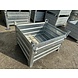 Nieuwe stapelbak met voorklep 1000x800x500mm Verzinkt Nieuwe stapelbak met voorklep 1000x800x500mm Verzinkt