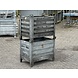 Gebruikte Stapelbak Staal 840x540x600mm Verzinkt Gebruikte Stapelbak Staal 840x540x600mm Verzinkt