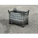 Gebruikte verzwaarde Stapelbak Staal 850x540x600mm Verzinkt Gebruikte verzwaarde Stapelbak Staal 850x540x600mm Verzinkt