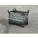 Gebruikte verzwaarde Stapelbak Staal 850x540x600mm Verzinkt Gebruikte verzwaarde Stapelbak Staal 850x540x600mm Verzinkt