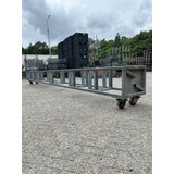 Langmateriaal container op wielen Verzinkt  6000x600x700mm  Langmateriaal container op wielen Verzinkt  6000x600x700mm