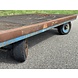 Industrie aanhangwagen 300x150cm dubbele besturing Industrie aanhangwagen 300x150cm dubbele besturing