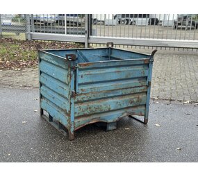 Gebruikte Stalen stapelbak  1200x1000x1010mm  Gebruikte Stalen stapelbak  1200x1000x1010mm