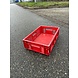 Gebruikte rode kunststofbak 600x400x150mm Gebruikte rode kunststofbak 600x400x150mm