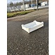 Gebruikte witte kunststofbakken 595x395x150mm Gebruikte witte kunststofbakken 595x395x150mm