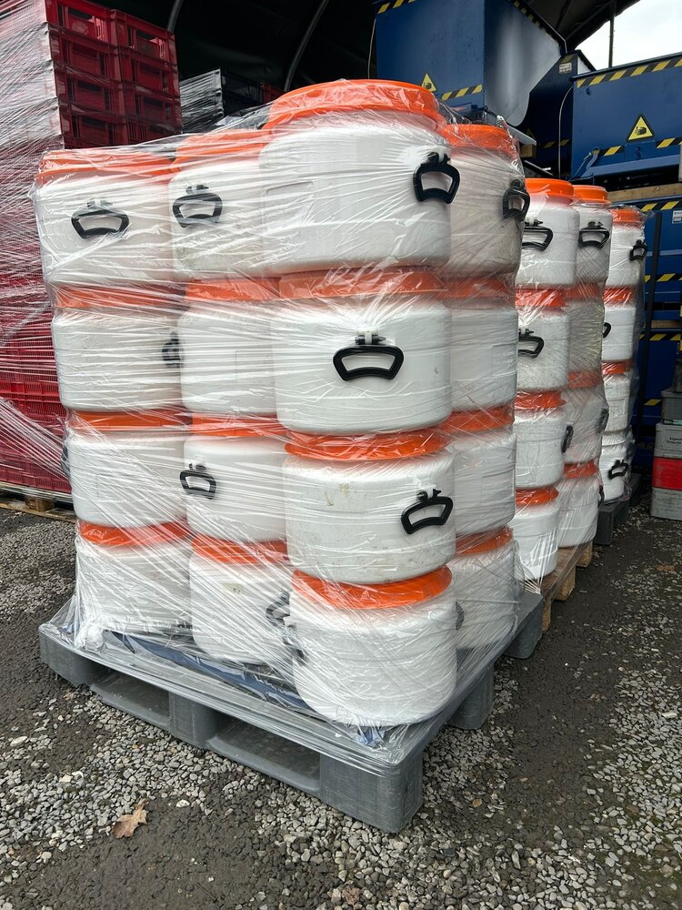 Gebruikte kunststof vaten 26L Gebruikte kunststof vaten 26L