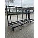 Glasbok enkelzijdig zwart 2200x750x1300 Glasbok enkelzijdig zwart 2200x750x1300