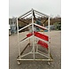 Winkelstelling op wielen - geschikt voor 40 kratten 2060x1320x2000mm Winkelstelling op wielen - geschikt voor 40 kratten 2060x1320x2000mm