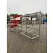 Partij winkelstellingen RVS (2st) 1270x660x1700mm Partij winkelstellingen RVS (2st) 1270x660x1700mm