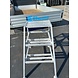 Nieuwe aluminium stucadoorstrap 3 traps Nieuwe aluminium stucadoorstrap 3 traps