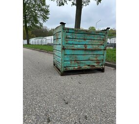 Gebruikte stalen bakken 1200x1000x1200mm Gebruikte stalen bakken 1200x1000x1200mm