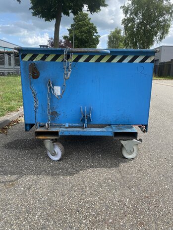 Gebruikte kantelbak (nr 12) 1600x1280x1000mm Gebruikte kantelbak (nr 12) 1600x1280x1000mm