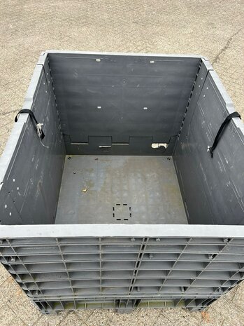 Inklapbare kunststofbak 1200X1000X1000mm Inklapbare kunststofbak 1200X1000X1000mm