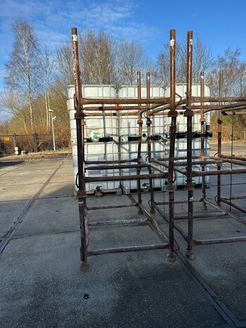 Partij gebruikte bouwpallets ( 12st ) 1540x940x800mm