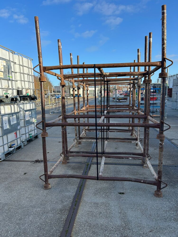 Partij gebruikte bouwpallets ( 12st ) 1540x940x800mm