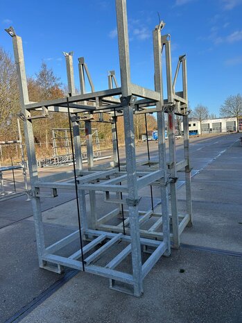 Partij gebruikte bouwpallets ( 6st ) 1200x800x850mm