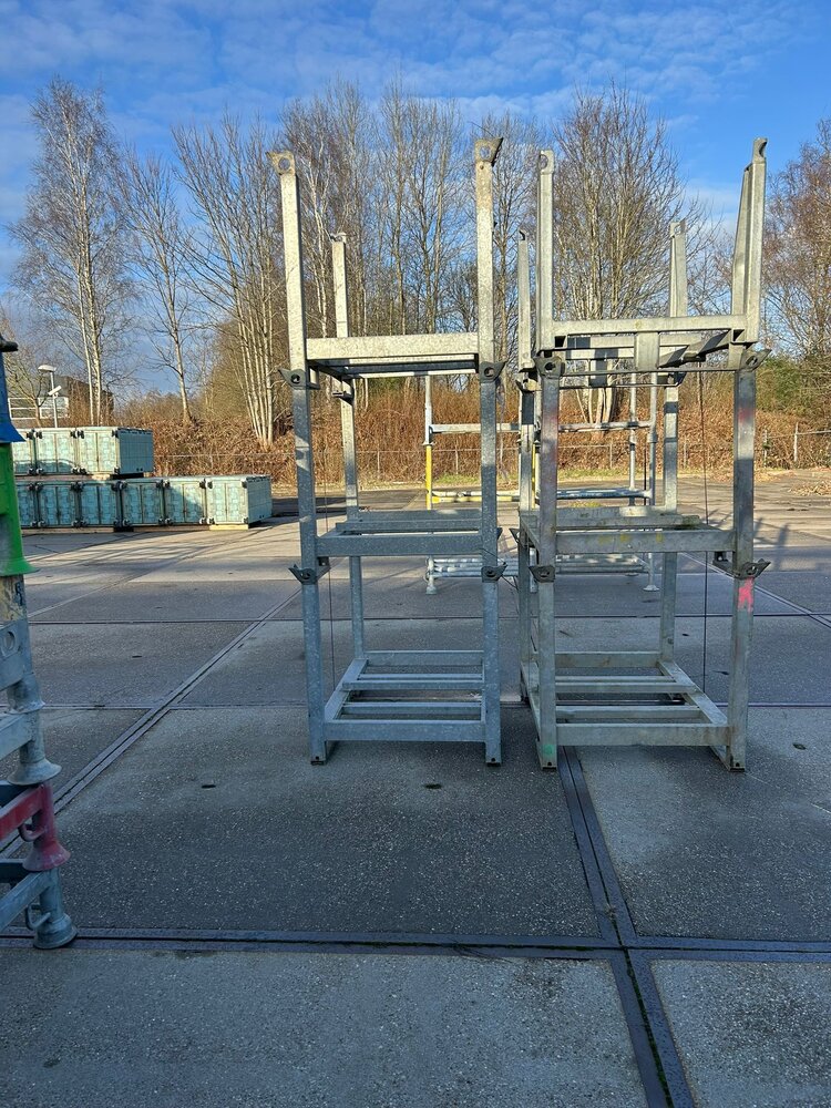 Partij gebruikte bouwpallets ( 6st ) 1200x800x850mm