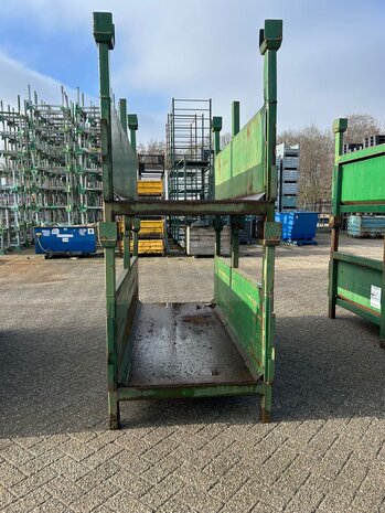 Partij langmateriaal bakken zware uitvoering (6st) 2140x1000x1200mm