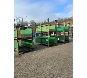 Partij langmateriaal bakken zware uitvoering (6st) 2140x1000x1200mm