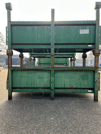 Partij langmateriaal bakken zware uitvoering (6st) 2140x1000x1200mm