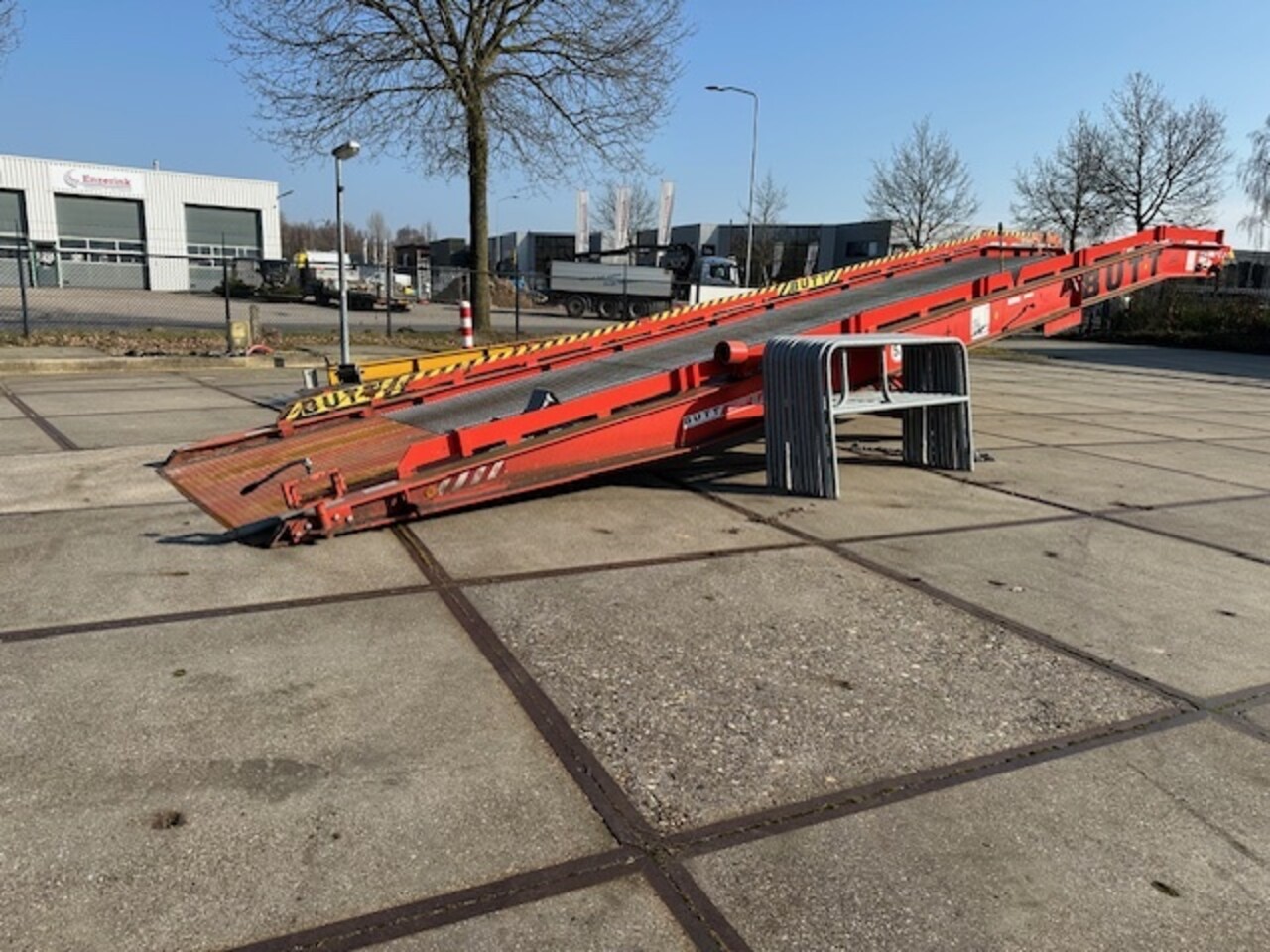 Butt Gebruikte Butt Laadbrug 9 Ton