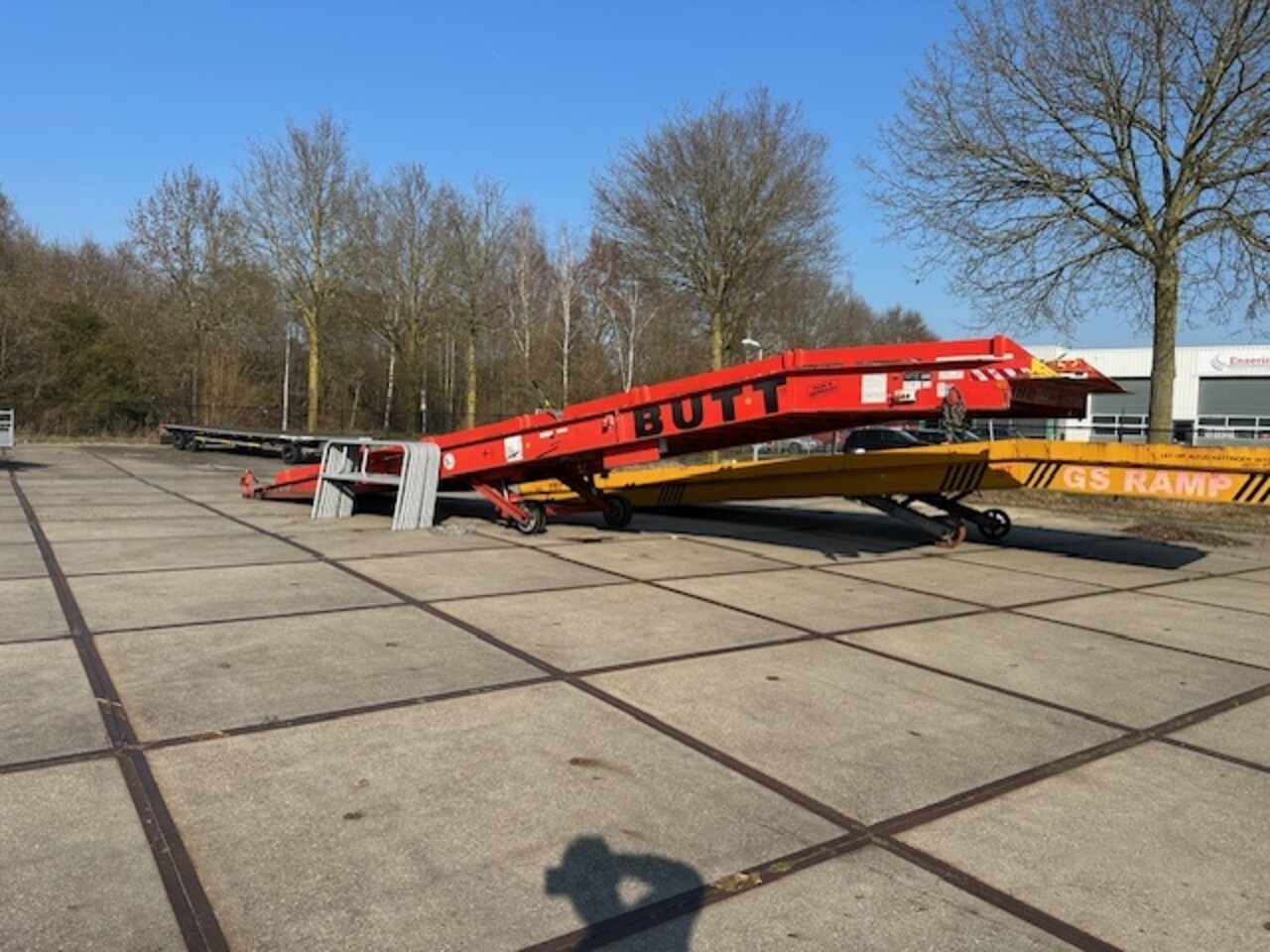 Butt Gebruikte Butt Laadbrug 9 Ton