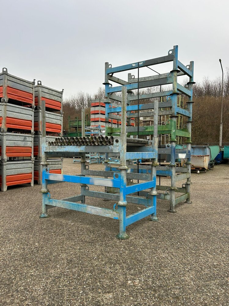 Partij gebruikte bouwpallets ( 10st ) 1300x800x750mm