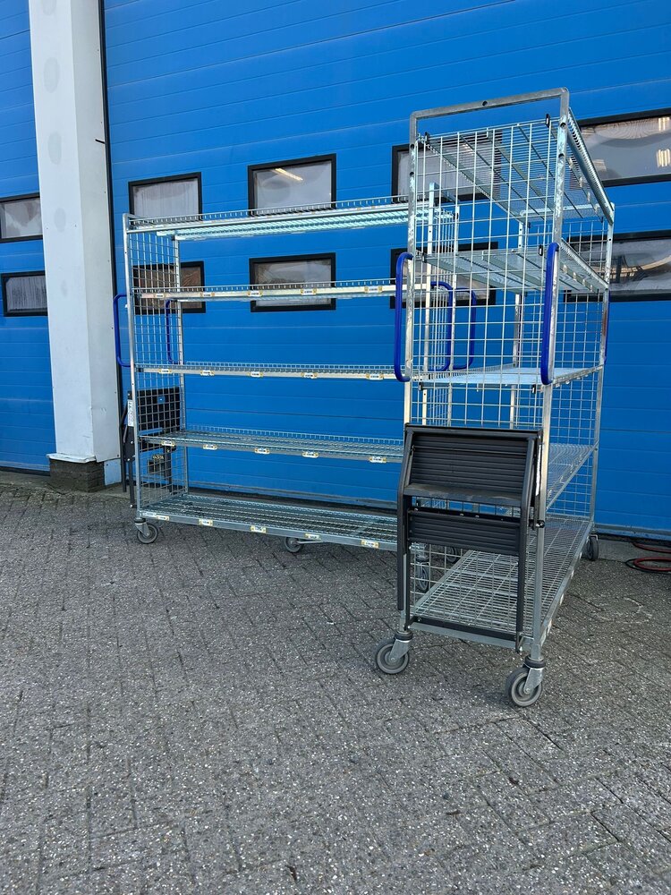 Rolcontainer etagewagens 1800x450x1820mm