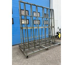 Verzinkte glasbok dubbelzijdig 2200x1150x2270 mm Verzinkte glasbok dubbelzijdig 2200x1150x2270 mm