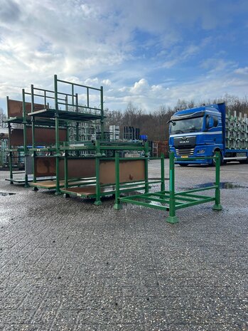 Partij gebruikte  stapelracks (9st) 1450x1050x750mm