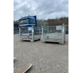 Gebruikte verzinkte gaascontainer 1200x1000x1040mm