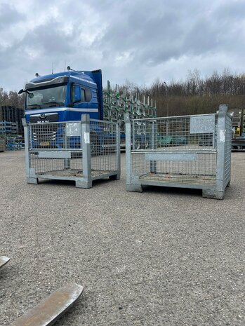 Gebruikte verzinkte gaascontainer 1200x1000x1040mm