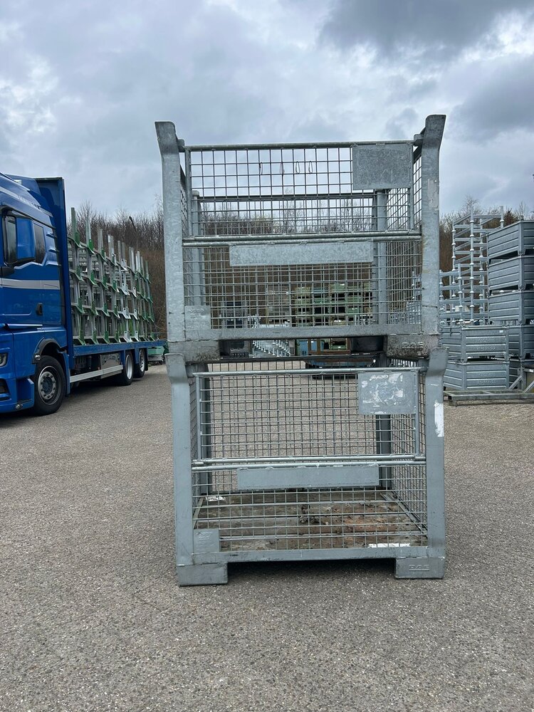 Gebruikte verzinkte gaascontainer 1200x1000x1040mm