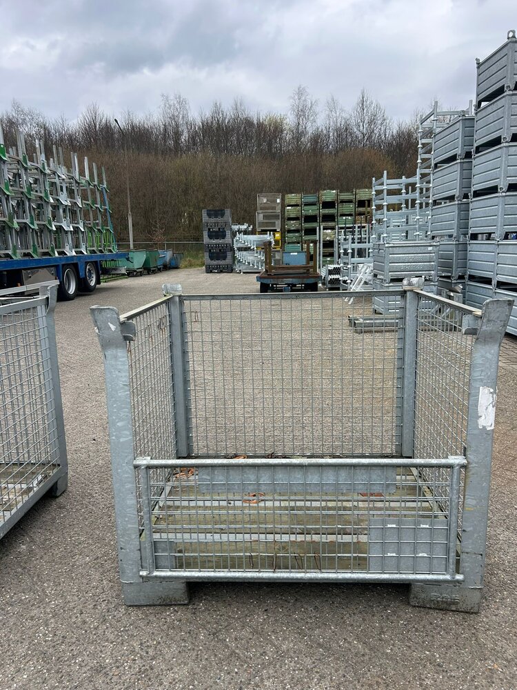 Gebruikte verzinkte gaascontainer 1200x1000x1040mm