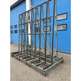 Gebruikte verzinkte glasbok dubbelzijdig  2400x1200x2300 mm