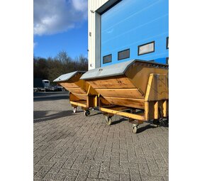 Zelfkiepende kantelbak 1400x1350x1300mm 1000L