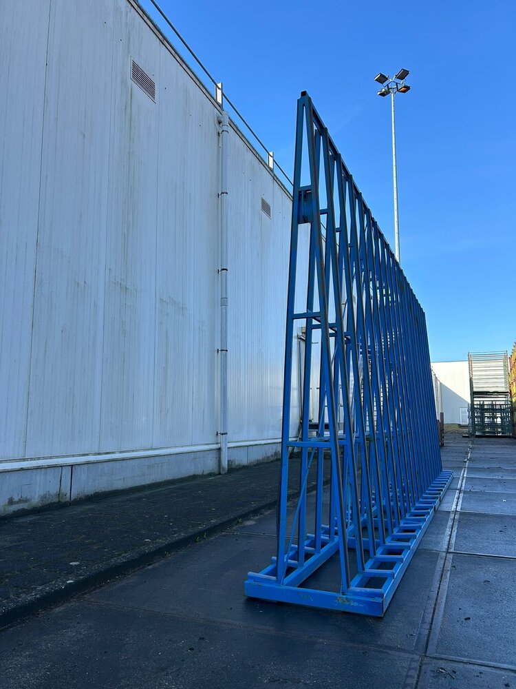 Gebruikte glasbok dubbelzijdig  7500x800x3100 mm