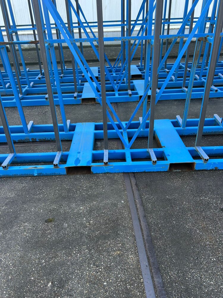 Gebruikte glasbok dubbelzijdig  7500x800x3100 mm