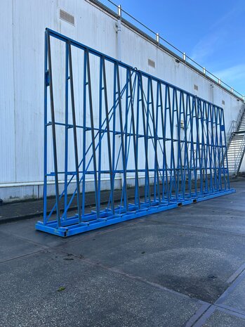 Gebruikte glasbok dubbelzijdig  7500x800x3100 mm