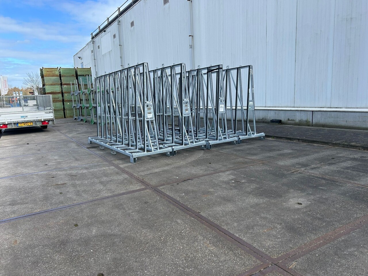 Gebruikte glasbok dubbelzijdig  3200x800x1760 mm
