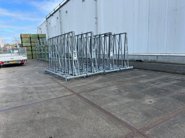 Gebruikte glasbok dubbelzijdig  3200x800x1760 mm