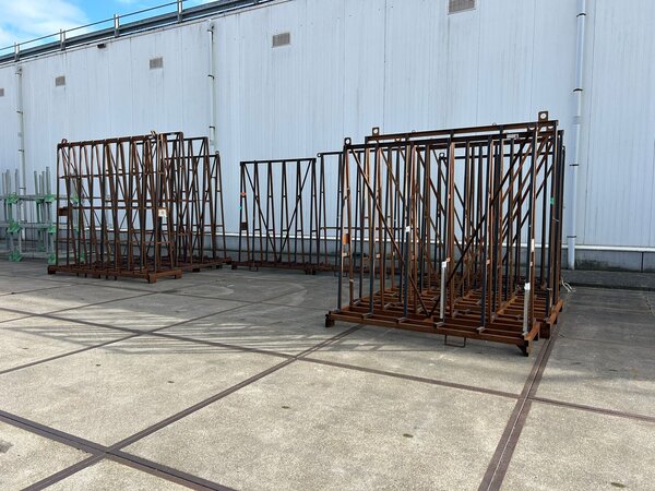 Gebruikte glasbok dubbelzijdig  diverse afmetingen