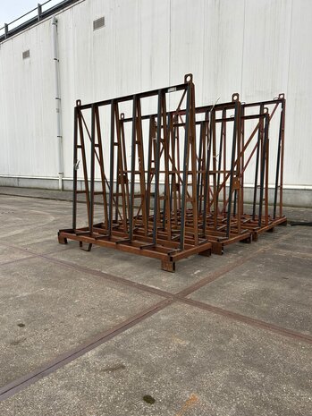 Partij gebruikte glasbok (4st) 2000x800x2000 mm
