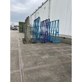 Partij gebruikte glasbok (4st) 2200x800x2100 mm