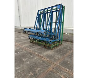 Partij gebruikte glasbok enkelzijdig (3st) 1400x700x1300 mm