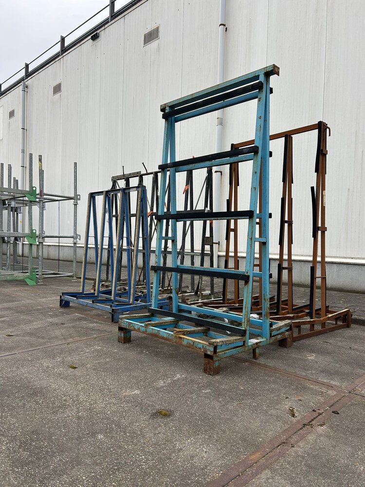 Partij gebruikte glasbok (4st) diverse afmetingen