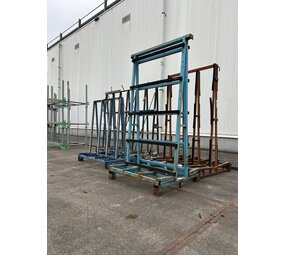 Partij gebruikte glasbok (4st) diverse afmetingen