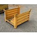 Gebruikte stapelbak 1000x800x600mm met 2 open korte zijde