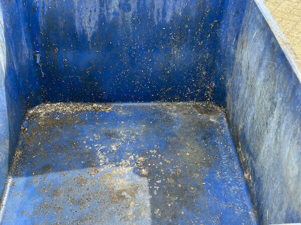 Gebruikte Kunststof volume bakken 1200x1000x740mm blauw